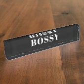 Porte-nom Pour Bureau Autoritaire (Taille)