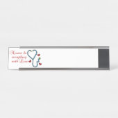 Porte-nom Pour Bureau Avec amour (Devant)