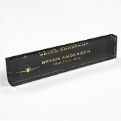 Porte-nom Pour Bureau Avion Jet