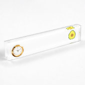Porte-nom Pour Bureau Avocado