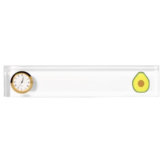 Porte-nom Pour Bureau Avocado (Devant)