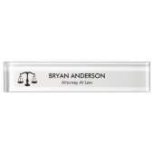 Porte-nom Pour Bureau Avocat (Devant)