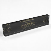 Porte-nom Pour Bureau AVOCAT de Personalizable
