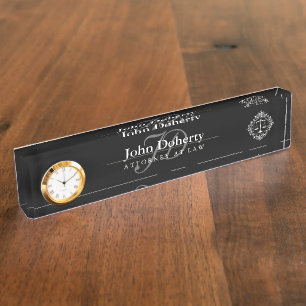 Porte-nom Pour Bureau AVOCAT de Personalizable
