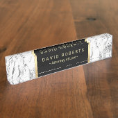 Porte-nom Pour Bureau Avocat Procureur de la loi Arrière - plan de marbr (Taille)