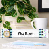 Porte-nom Pour Bureau Aztec Girl