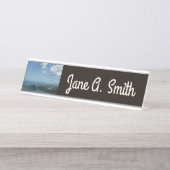 Porte-nom Pour Bureau Baie de Magens, scene de l'île St Thomas Beautiful (Devant)