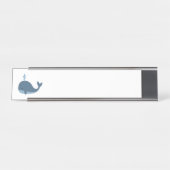 Porte-nom Pour Bureau Baleine (Devant)