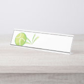 Porte-nom Pour Bureau Ball de tennis (Devant)
