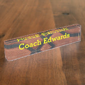 Porte-nom Pour Bureau Ballon de basket (Taille)