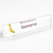Porte-nom Pour Bureau Banane