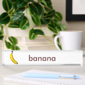Porte-nom Pour Bureau Banane
