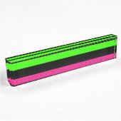 Porte-nom Pour Bureau Bandes de néon