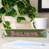 Porte-nom Pour Bureau Bannière velue timide
