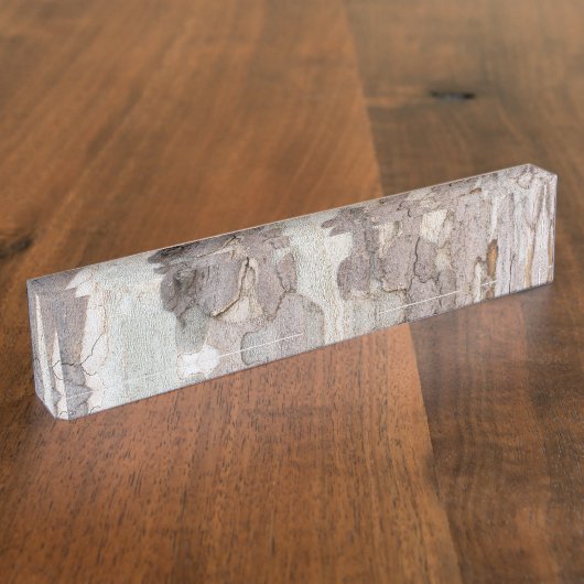 Porte-nom Pour Bureau Barque d'arbre (Taille)