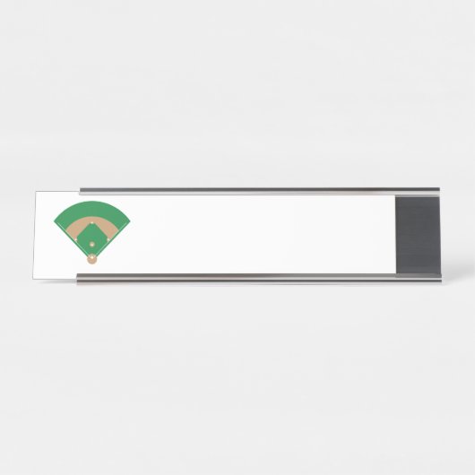 Porte-nom Pour Bureau Baseball (Devant)