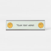 Porte-nom Pour Bureau Basket-ball (Devant)