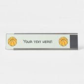 Porte-nom Pour Bureau Basket-ball (Devant)