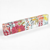 Porte-nom Pour Bureau Beau Rose