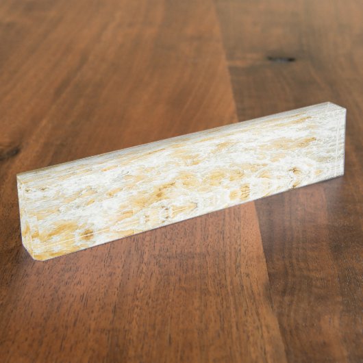 Porte-nom Pour Bureau Belle plage d'été coucher de soleil (Taille)