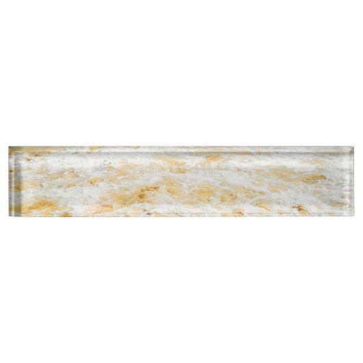 Porte-nom Pour Bureau Belle plage d'été coucher de soleil (Devant)