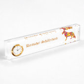 Porte-nom Pour Bureau Berger Allemand