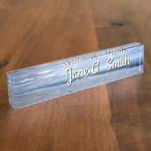 Porte-nom Pour Bureau Bethany Beach I (Taille)