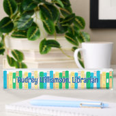 Porte-nom Pour Bureau Bibliothécaire de livres mignons
