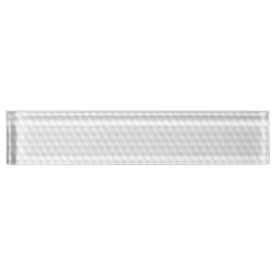 Porte-nom Pour Bureau blanc pur, géométrie, design graphique, moderne,