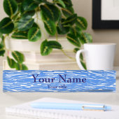 Porte-nom Pour Bureau bleu