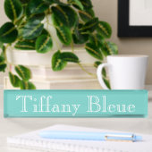 Porte-nom Pour Bureau Bleu célèbre