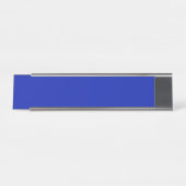 Porte-nom Pour Bureau Bleu (Pantone) (couleur solide) (Devant)