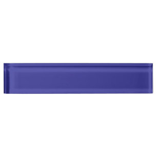Porte-nom Pour Bureau Bleu (pigment) (couleur unie)