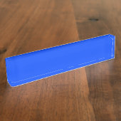 Porte-nom Pour Bureau Bleu (RYB) (couleur solide) (Taille)