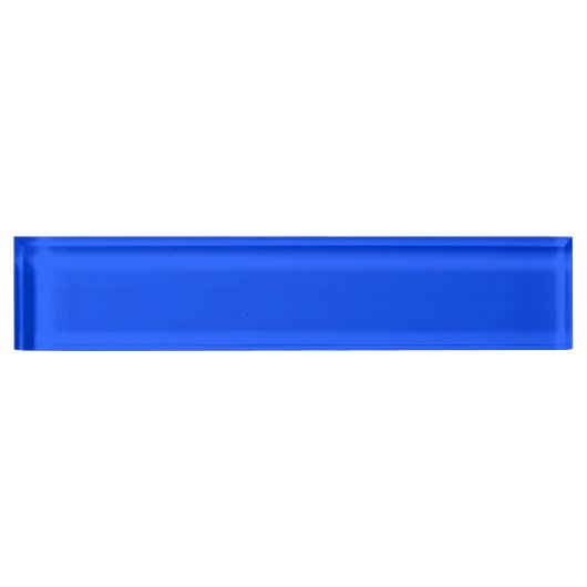 Porte-nom Pour Bureau Bleu (RYB) (couleur solide) (Devant)