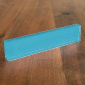 Porte-nom Pour Bureau Bleu-vert (couleur solide) (Taille)