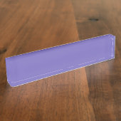Porte-nom Pour Bureau Bleu-violet (Crayola) (couleur solide) (Taille)