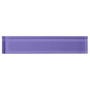 Porte-nom Pour Bureau Bleu-violet (Crayola) (couleur solide)