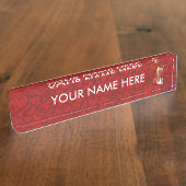 Porte-nom Pour Bureau Bloody Mary (Taille)