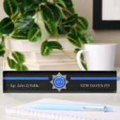 Porte-nom Pour Bureau Blue Line mince