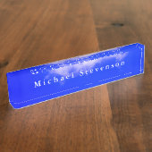 Porte-nom Pour Bureau Blue Sky tendance Moderne Unique (Taille)