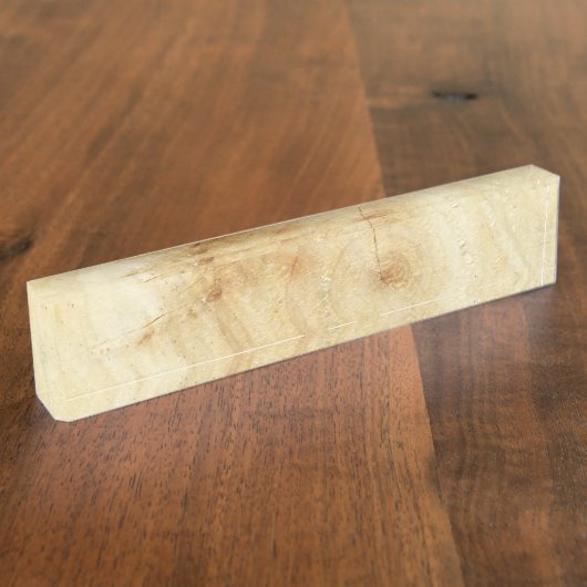 Porte-nom Pour Bureau bois (Taille)