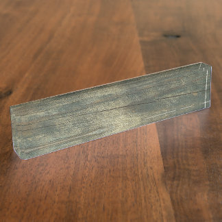 Porte-nom Pour Bureau bois