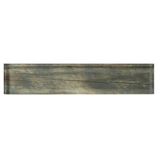 Porte-nom Pour Bureau bois (Devant)