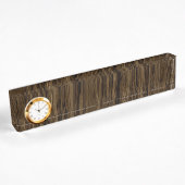Porte-nom Pour Bureau Bois élégant 2