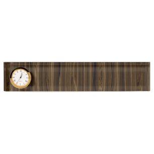 Porte-nom Pour Bureau Bois élégant 2