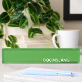 Porte-nom Pour Bureau Boomslang green color