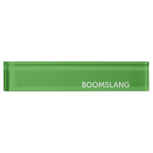 Porte-nom Pour Bureau Boomslang green color