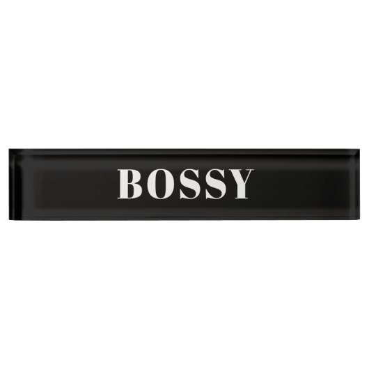 Porte-nom Pour Bureau Bossy (Devant)