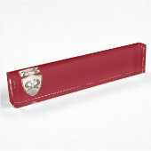 Porte-nom Pour Bureau Bouclier et épées
